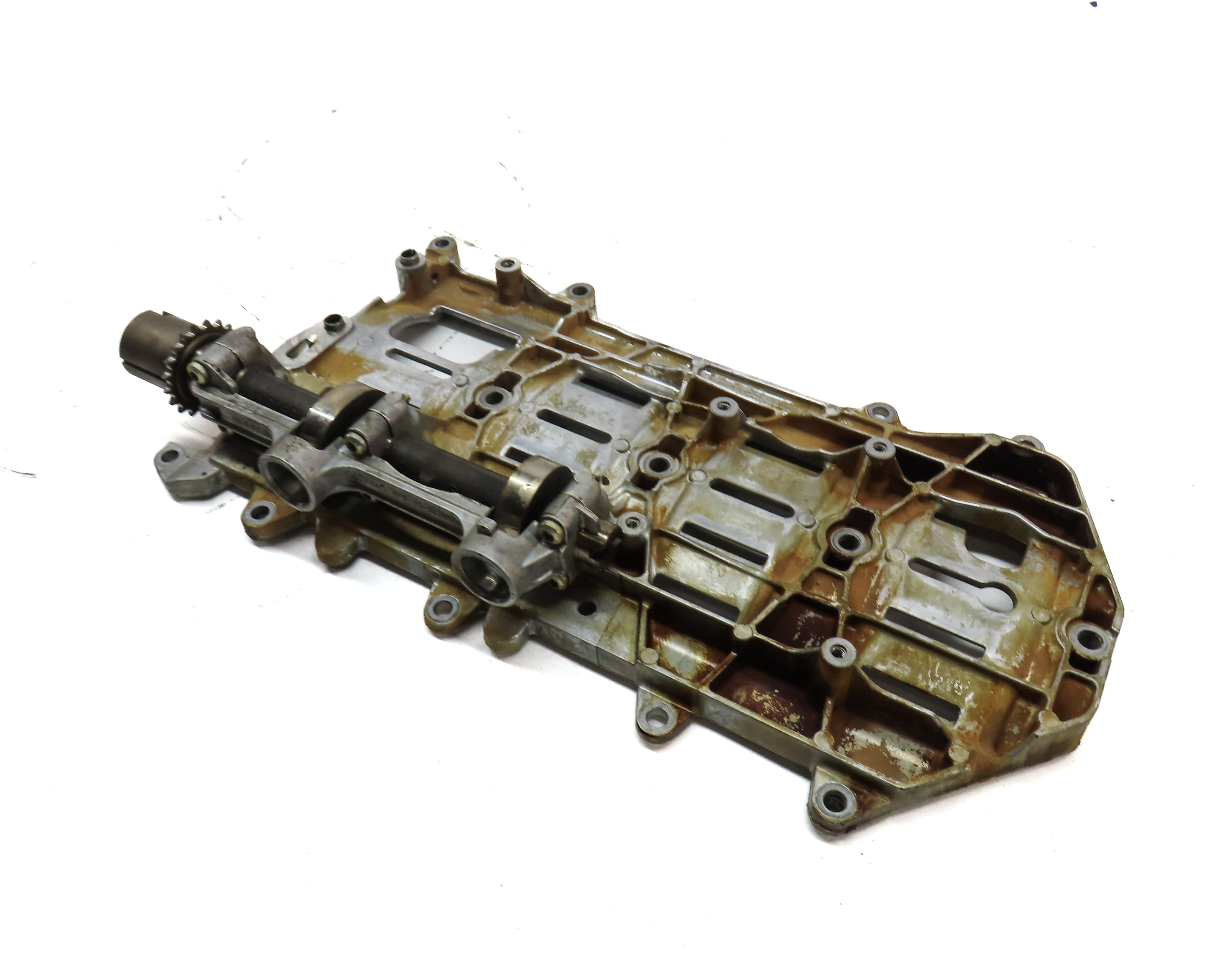 10-17 DISCOVERY LR4 ROVER SPORT L320 L494 L405 3.0L 5.0L OIL PAN BAFFLE TRAY — exact item pictured
